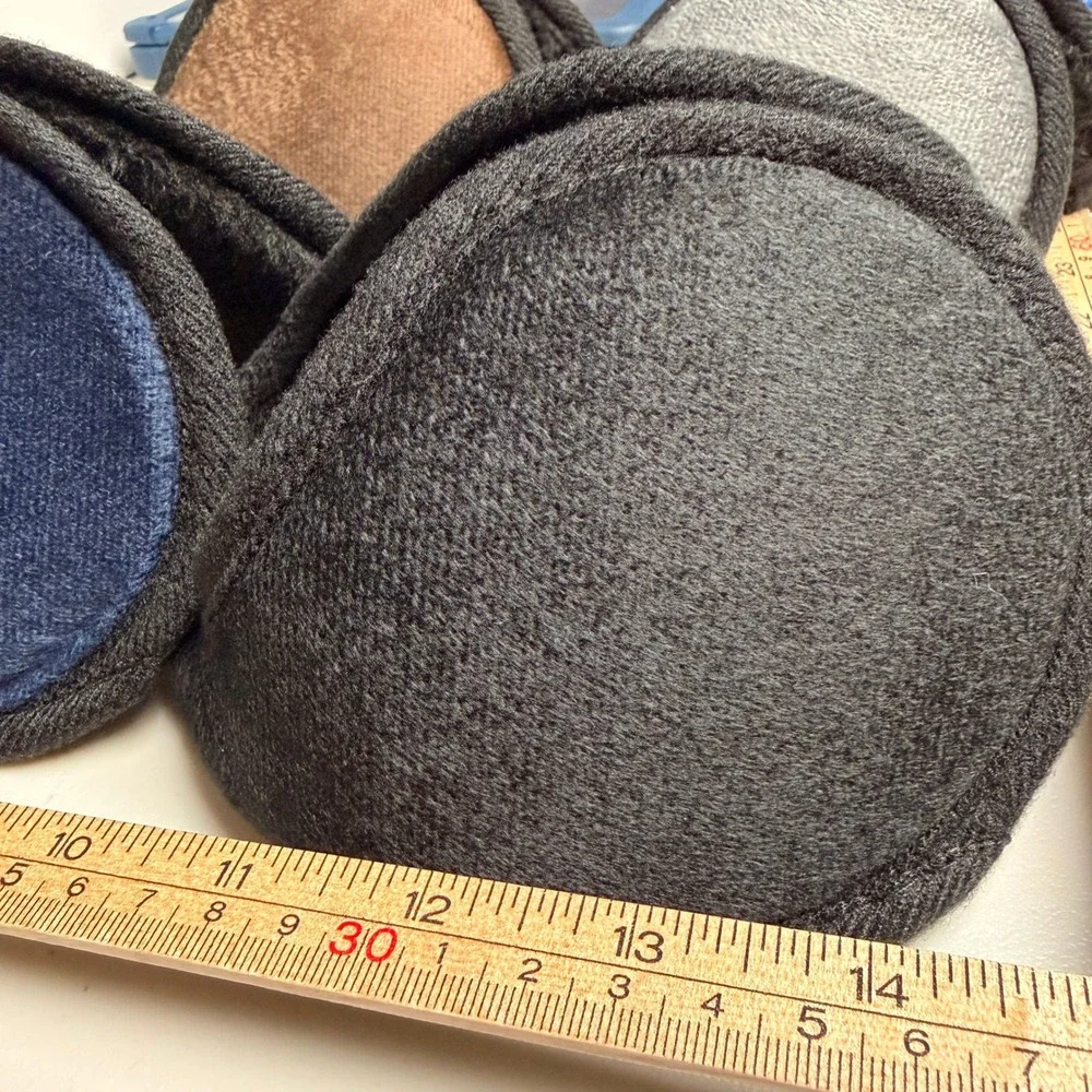4 Pack Kids Fleece Ear Muffs Multicolor Winter Warm Ear Warmers Ski Snowboard